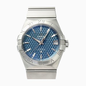 OMEGA Constellation 38MM Co-Axial 123.10.38.21.03.001 Blue Dial Watch Men's
