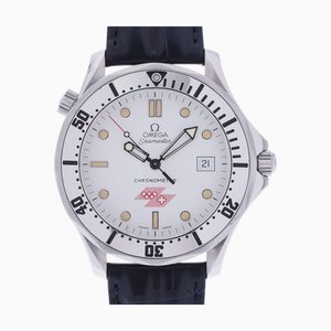 OMEGA Seamaster Lillehammer Olympics 1994 2832.21.53 Men's SS Watch Automatic White Dial