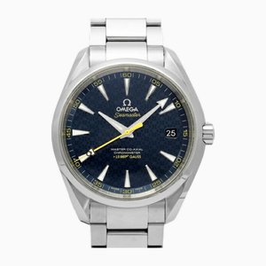 Reloj Seamaster Aqua Terra Master con cronómetro coaxial James Bond 007 World Limited con esfera azul de Omega