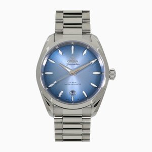 Seamaster Aqua Terra 150m Master Chronometer reloj unisex azul de verano de Omega