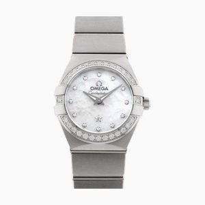 Orologio OMEGA Constellation 123.55.24.60.55.017 quadrante bianco da donna