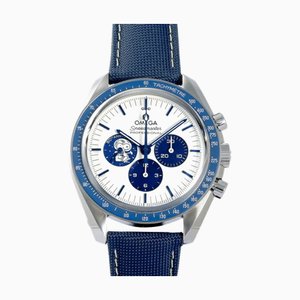 Montre OMEGA Speedmaster Snoopy Award 50th Anniversary Modèle 310.32.42.50.02.001 Cadran Argent/Bleu Homme