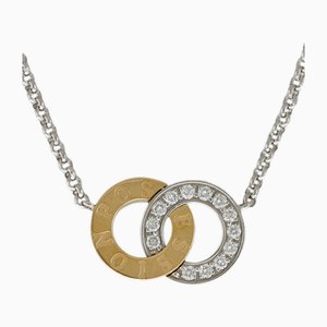 Collana da donna in oro bianco e diamanti color argento di Piaget