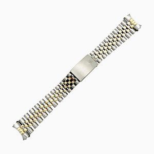 ROLEX Armband 19 Rahmen Herrenuhr 750 Gelbgold Silber