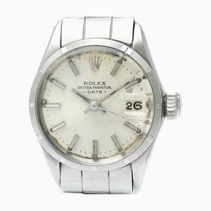 ROLEX Oyster Perpetual Date 6519 Steel Automatic Ladies Watch