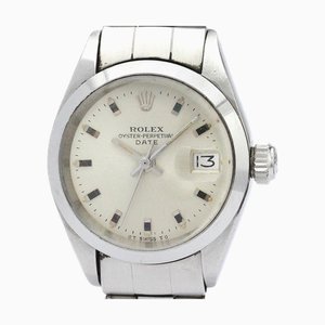 ROLEXVintage Oyster Perpetual Date 6916 Steel Automatic Ladies Watch BF561686