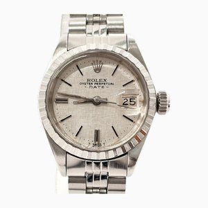 Oyster Perpetual Date 6924 Watch in Stainless Steel from Rolex