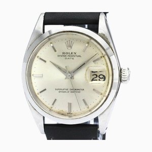 ROLEXVintage Oyster Perpetual Date 1500 Steel Automatic Mens Watch BF562478