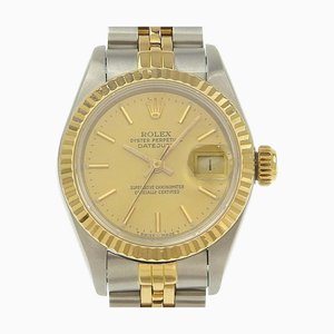 ROLEX Datejust montre automatique à combinaison champagne cadran doré série 98 54g 79173 2023/09