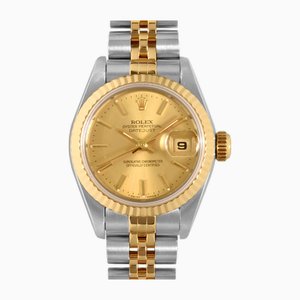 Datejust W Watch Automatic Winding Champagne Dial Watch from Rolex