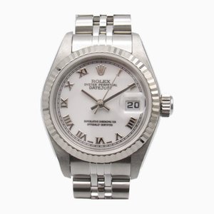 Datejust F Wrist Mechanical Automatic White Gold Watch from Rolex