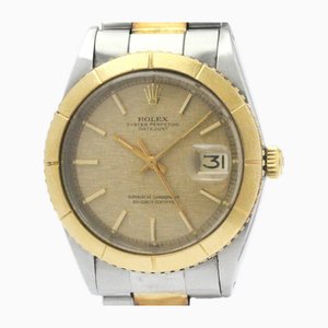 Vintage Datejust 1625 18k Gold Steel Automatic Mens Watchvfrom Rolex