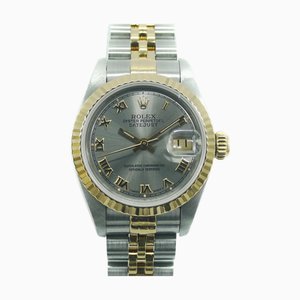 ROLEX Datejust 69173 X number automatic winding Roman numeral gray dial ladies watch