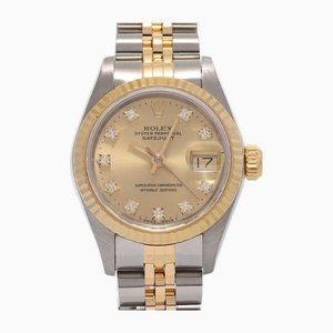 Datejust 10P Diamond Automatic Champagne Dial Watch from Rolex