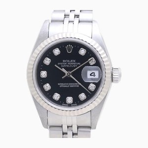 Datejust Diamond, White Gold & Stainless Steel Watch from Rolex