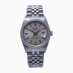 Automatic Datejust Stainless Steel & Silver Watch from Rolex