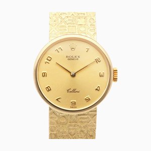 Reloj ROLEX Cellini en oro de 18 quilates 4933 de cuerda manual para mujer con número W 1994-1995