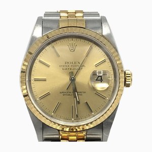 Datejust Uhr in Gold & Silber von Rolex