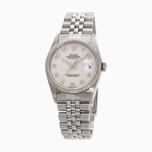 Orologio ROLEX 16234 Datejust in acciaio inossidabile SS K18WG da uomo