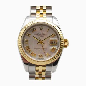 Datejust Z Armbanduhr aus Gelbgold & Edelstahl von Rolex