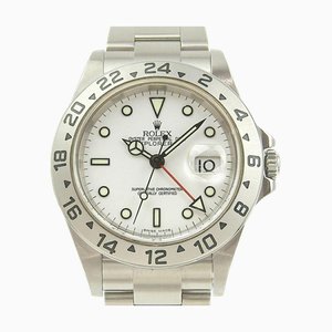 ROLEX Explorer 2 Men's Automatic Watch White Dial 16570 F Number 2023/11