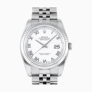 ROLEX Datejust 36 116234 Montre à cadran romain blanc Homme