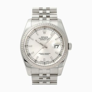 ROLEX Datejust 36 116234 Cadran Argent Montre Homme