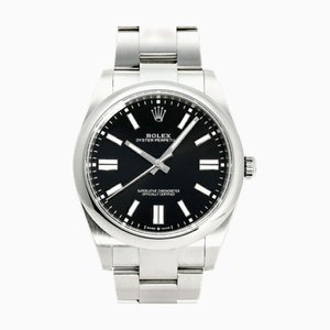 Orologio ROLEX Oyster Perpetual 124300 quadrante nero brillante da uomo