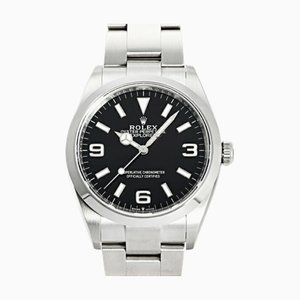 ROLEX Explorer 36 124270 Black Dial Watch Men's