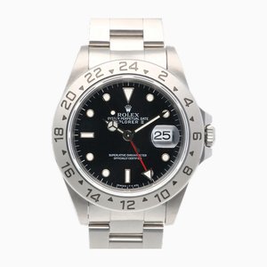 Oyster Perpetual Uhr aus Edelstahl von Rolex