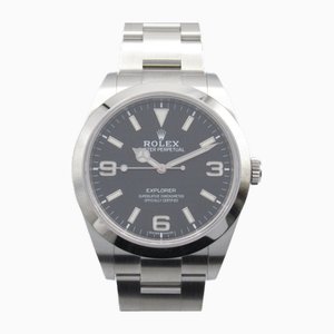 Reloj de pulsera Explorer de acero inoxidable de Rolex