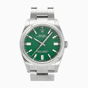 ROLEX Oyster Perpetual 36 126000 Verde / Reloj con esfera de barra para hombre