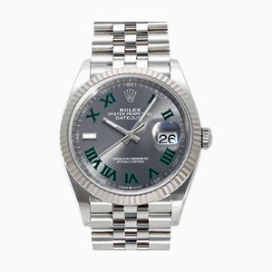 ROLEX Datejust 36 126234 Slate Green Roman Dial Watch Men's
