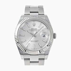 ROLEX Montre Datejust 41 126334 Argent/Cadran Barre Homme