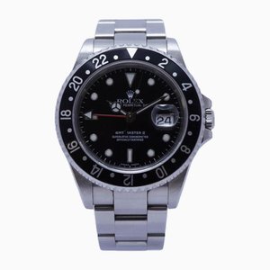 Reloj negro GMT Master Ii de acero inoxidable automático de Rolex
