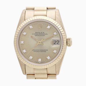 ROLEX Datejust 68278G 10P Diamond K18YG Gelbgold Jungen 39292