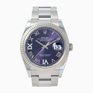 Datejust Aubergine Diamond Dial Watch von Rolex