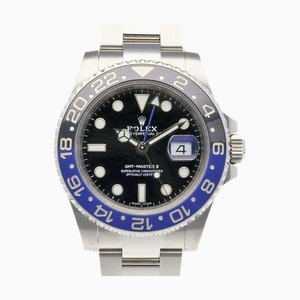 ROLEX GMT Master 2 Oyster Perpetual Watch Stainless Steel 116710BLNR Automatic Men's