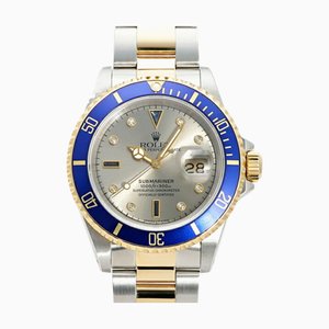 ROLEX Submariner Date 16613SG Reloj con esfera gris para hombre