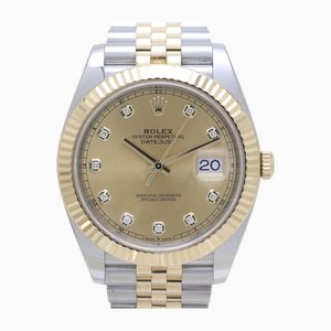 Reloj de oro amarillo y diamantes de Rolex