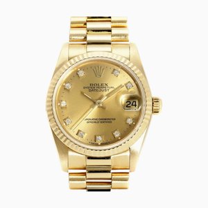 Rolex Datejust 31 68278G Champagne Dial Watch da uomo