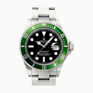 ROLEX Submariner Date 16610LV Black Dial Watch Men's