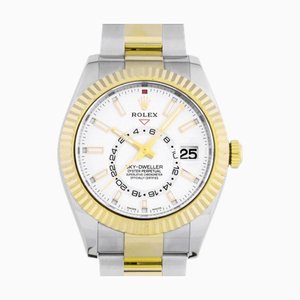 Orologio ROLEX Sky Dweller 326933 quadrante bianco da uomo