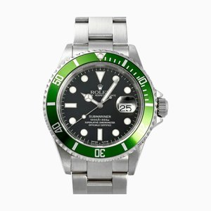 ROLEX Submariner Date 16610LV Black Dial Watch Men's