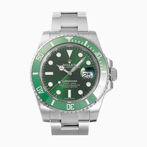 Rolex Submariner Date 116610LV Green Dot Dial Watch da uomo