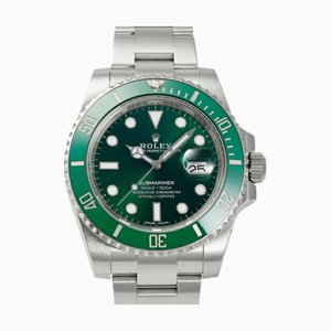 Rolex Submariner Date 116610LV Green Dot Dial Watch da uomo