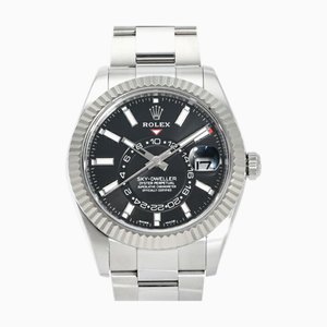 ROLEX Sky-Dweller 326934 Montre à cadran noir brillant Homme