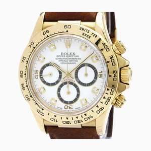ROLEX Cosmograph Daytona 16518G Serial N 18K Or Automatique Montre Homme BF562479