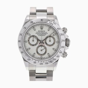 ROLEX Daytona 116520 men's SS watch self-winding ivory dial