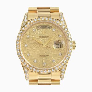 ROLEX Day Date Computer Dial Holicon Diamond 18388A L Serial 2023/01 Solid Gold